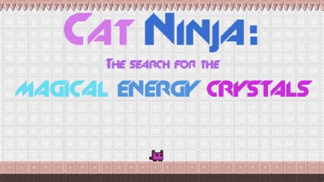 Run and complete quests, break the glass by jumping on the button, collect gems and complete the levels. . Ninja cat unblocked